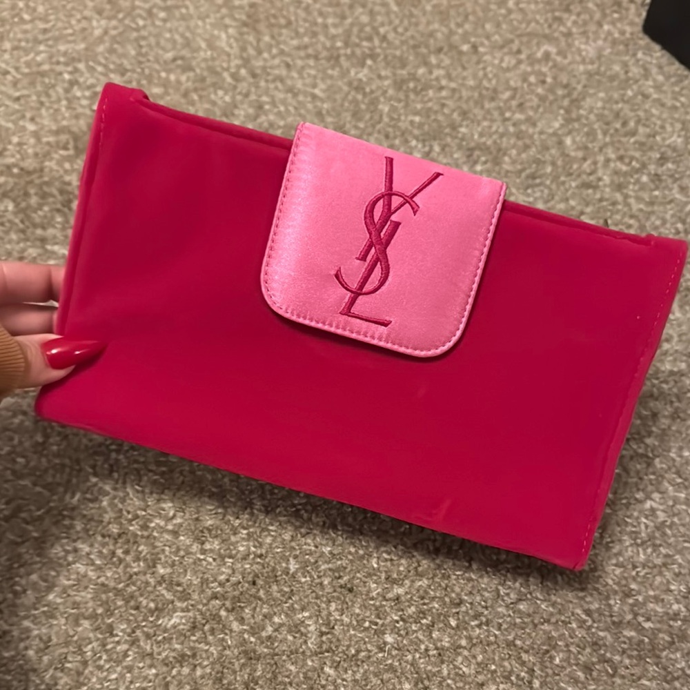 Yves Saint Laurent Pink vintage beauty Clutch Bag